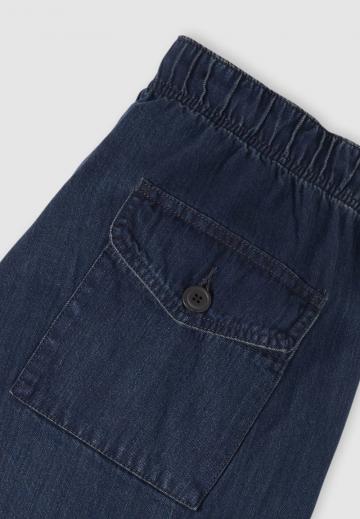 Брюки с накладными карманами