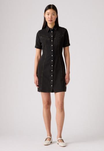 Джинсовое платье