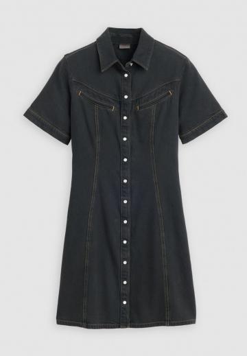 Джинсовое платье