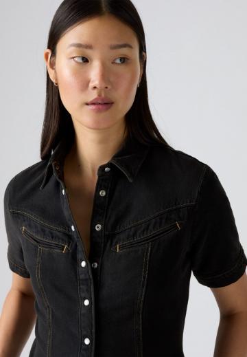 Джинсовое платье