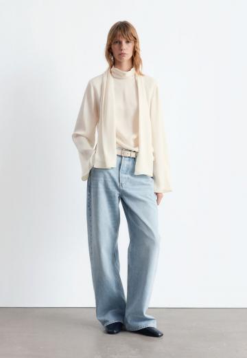 Атласная блузка