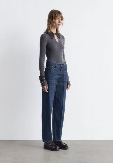 Прямые джинсы