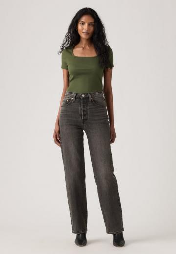 Прямые джинсы