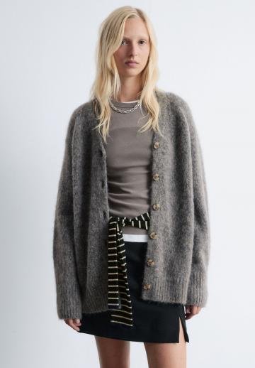 Длинный кардиган