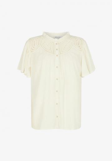 Атласная блузка