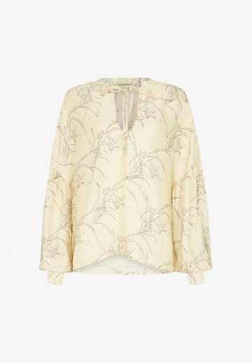 Атласная блузка