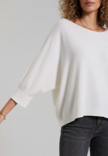 Пуловер с рукавом три четверти