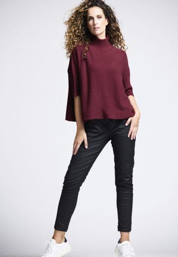 Пуловер с рукавом три четверти