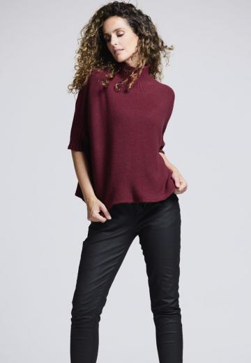 Пуловер с рукавом три четверти