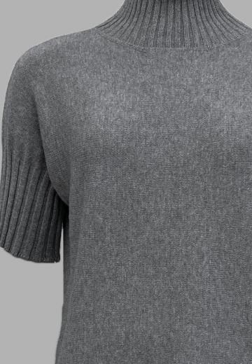 Пуловер с коротким рукавом