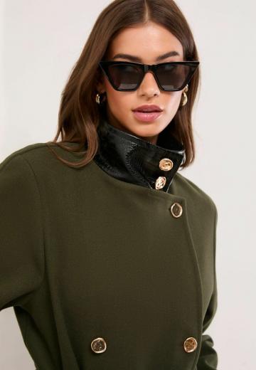 Шерстяное пальто