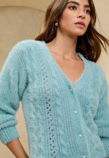 Вязаная кофта