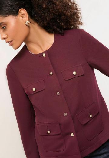 Блейзер с накладными карманами
