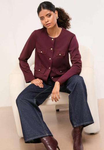 Блейзер с накладными карманами