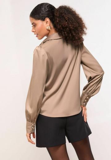 Атласная блузка