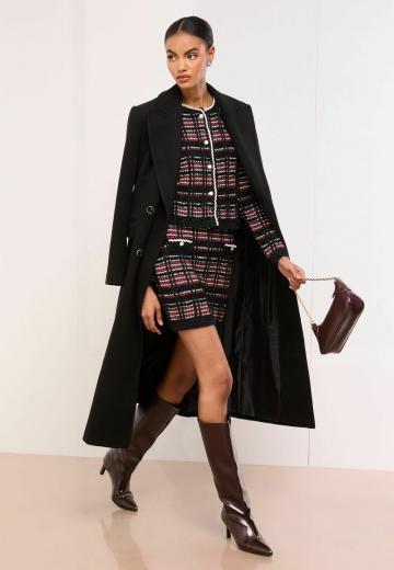 Жаккардовая вязаная кофта