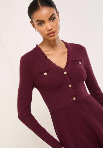 Вязаное платье