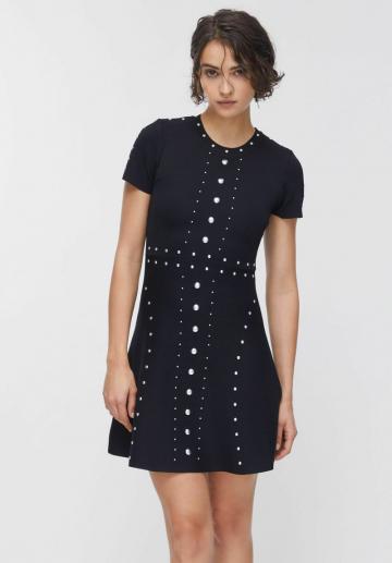 Вязаное платье