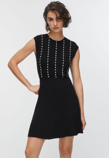 Вязаное платье