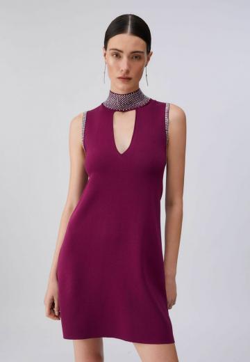 Вязаное платье