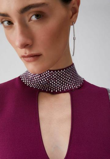 Вязаное платье