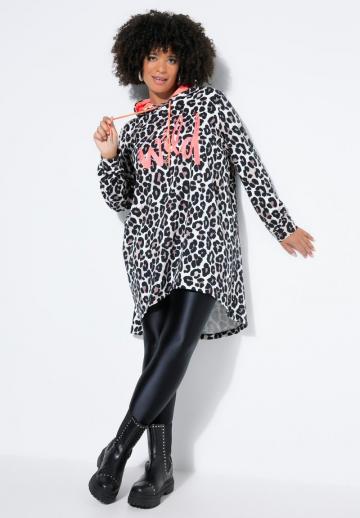 Пуловер с капюшоном