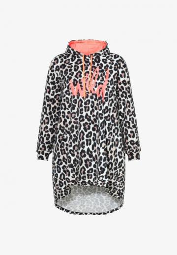 Пуловер с капюшоном