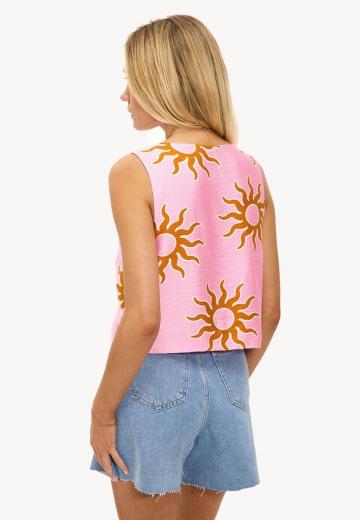 Блузка без рукавов
