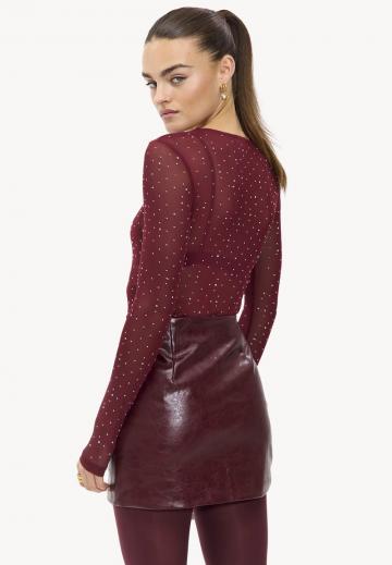 Кожаная юбка