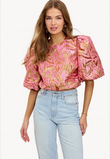 Атласная блузка