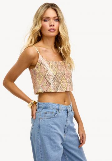 Топ на бретельках