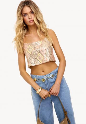 Топ на бретельках