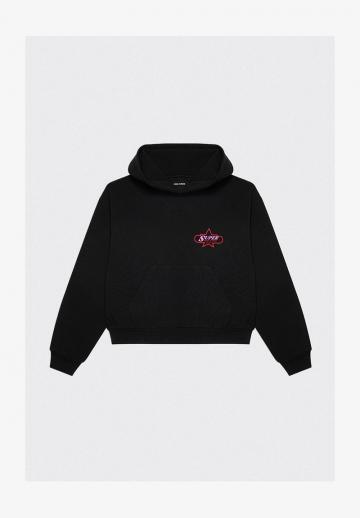 Пуловер с капюшоном