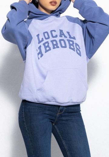 Пуловер с капюшоном