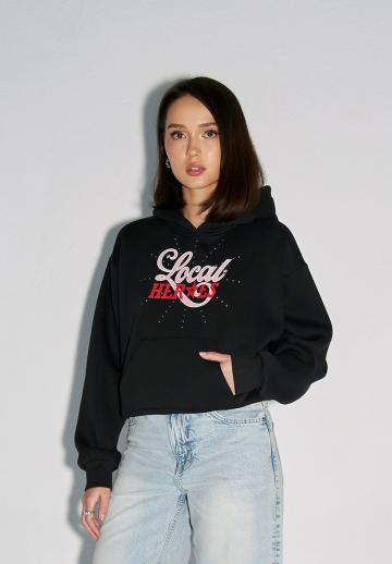 Пуловер с капюшоном