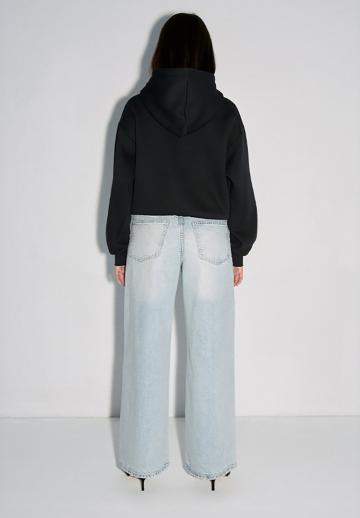 Пуловер с капюшоном