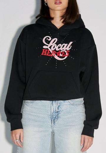 Пуловер с капюшоном