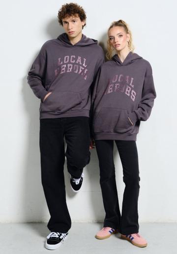 Пуловер с капюшоном