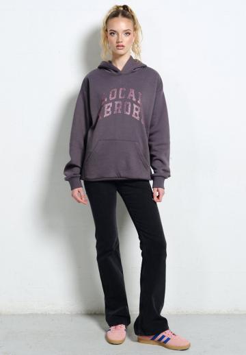 Пуловер с капюшоном