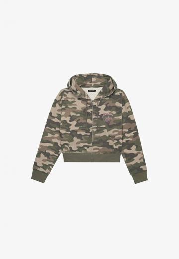 Пуловер с капюшоном