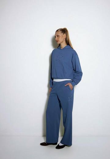 Пуловер с капюшоном