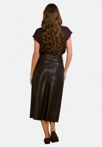 Кожаная юбка