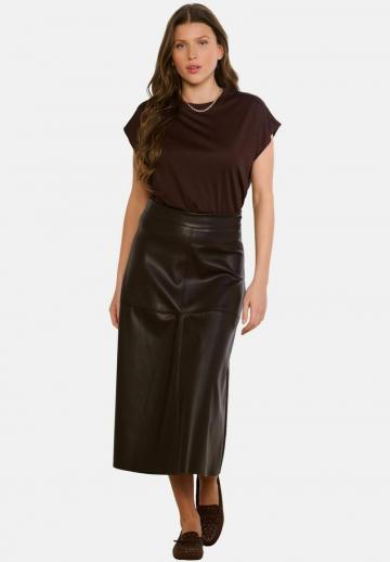 Кожаная юбка