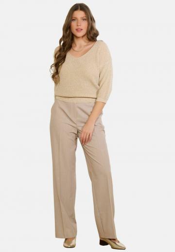 Пуловер с рукавом три четверти