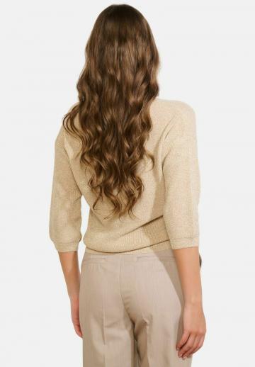 Пуловер с рукавом три четверти