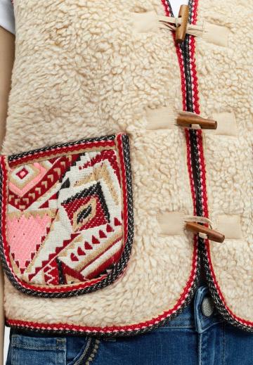 Джинсовая жилетка