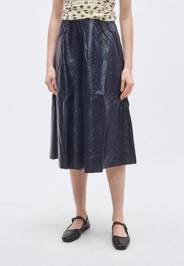 Кожаная юбка