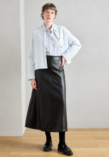 Кожаная юбка