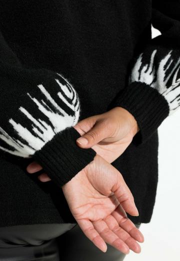 Длинный пуловер