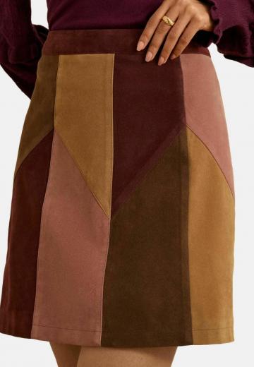 Кожаная юбка